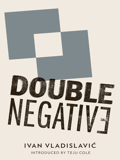 Title details for Double Negative by Ivan Vladislavic - Available